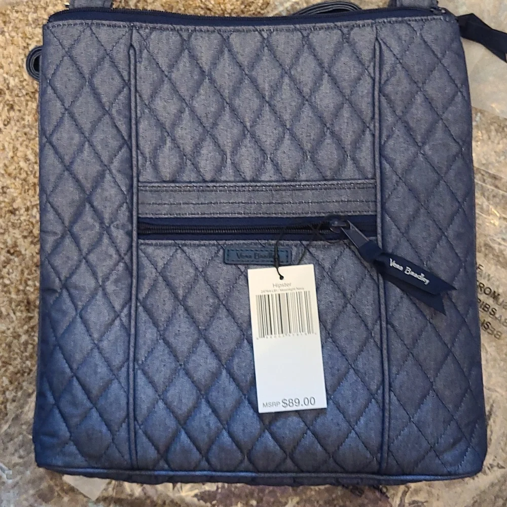 Vera Bradley Hipster denim Moonlight Navy - Picture 4 of 7